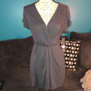 NWT Maternity Oh Baby by Motherhood Surplice Faux-Wrap Top, Large